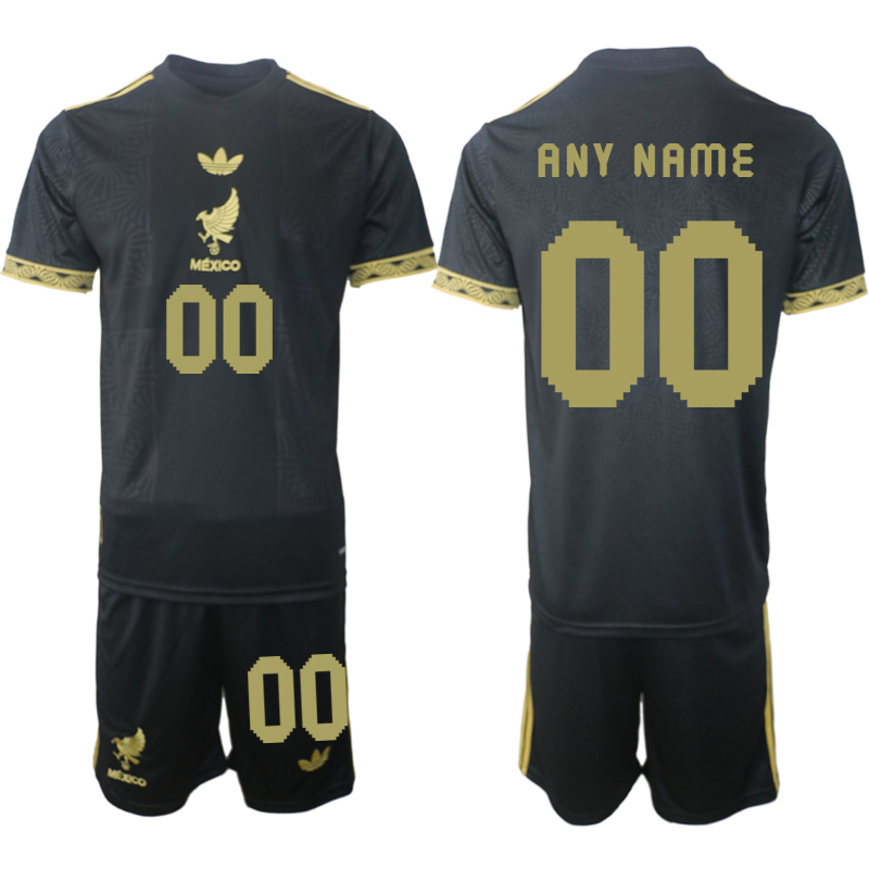 Men 2025-2026 National Team Season Mexico Black customized Soccer Jersey->customized soccer jersey->Custom Jersey